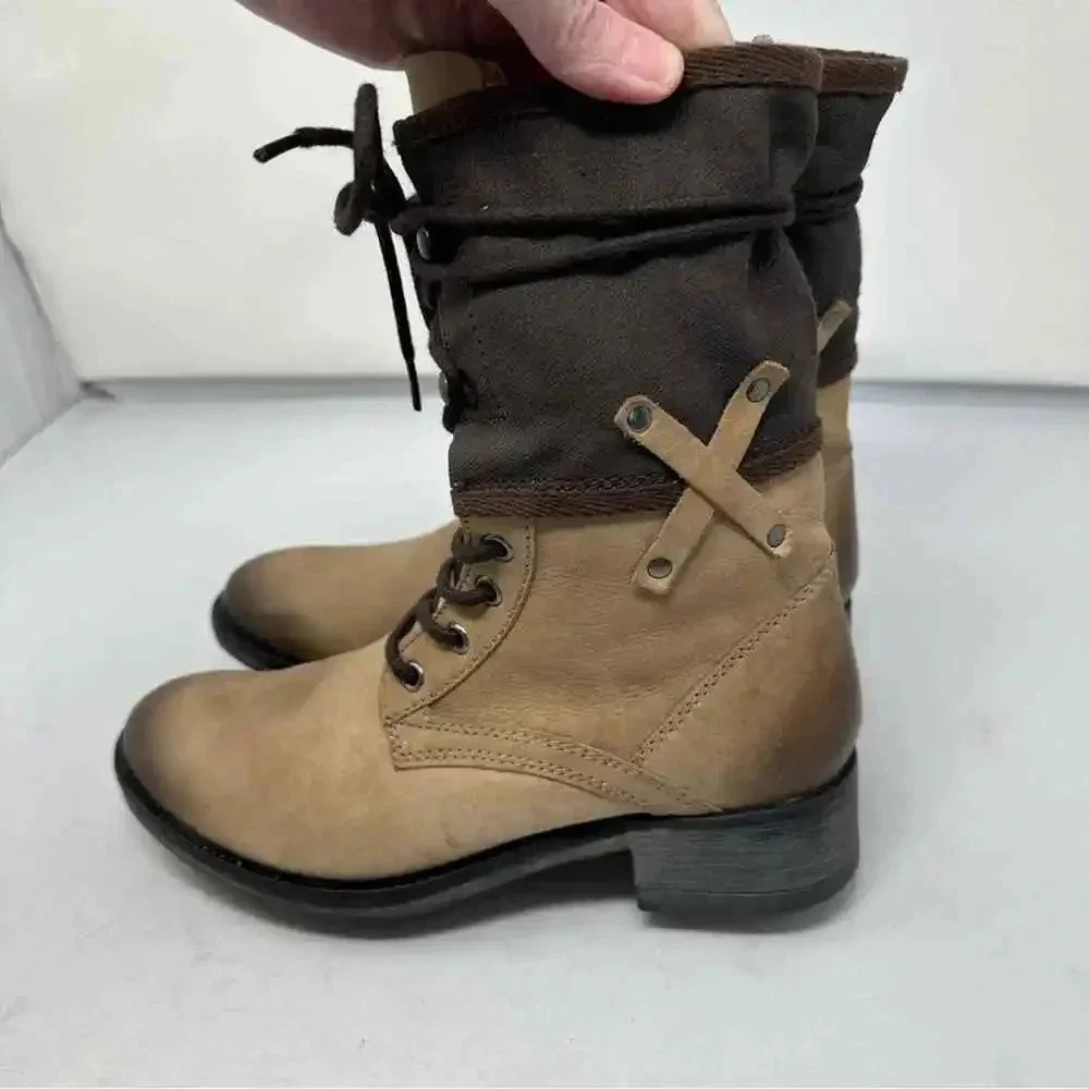 Coconuts By Matisse Mechanic Combat Boot Two Tone… - image 4